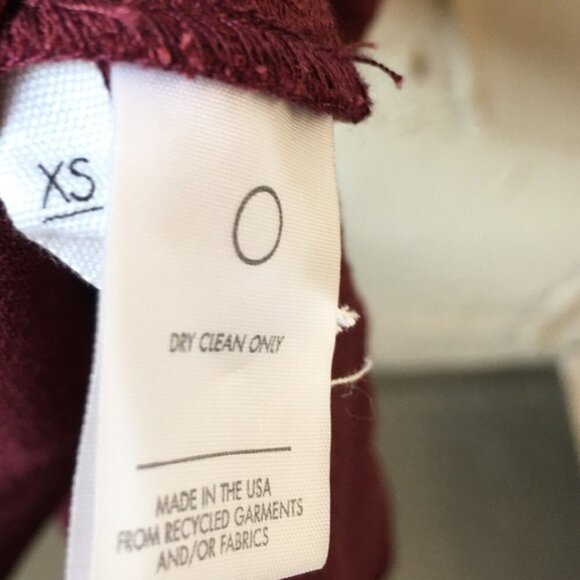 Reformation Amelia Backless Dress in Burgundy Size XS - Picture 9 of 11